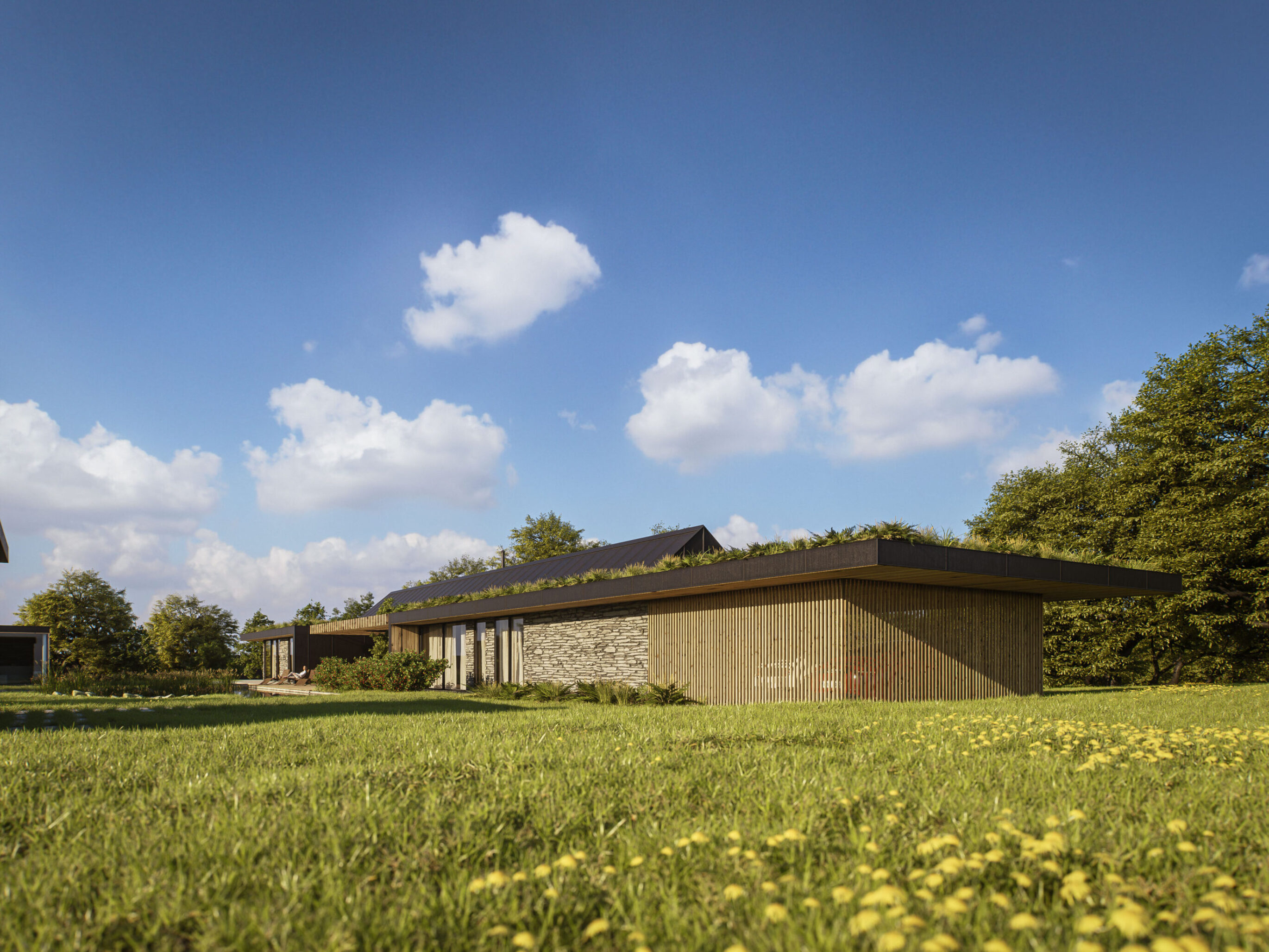 House with a Pier garden visualisation