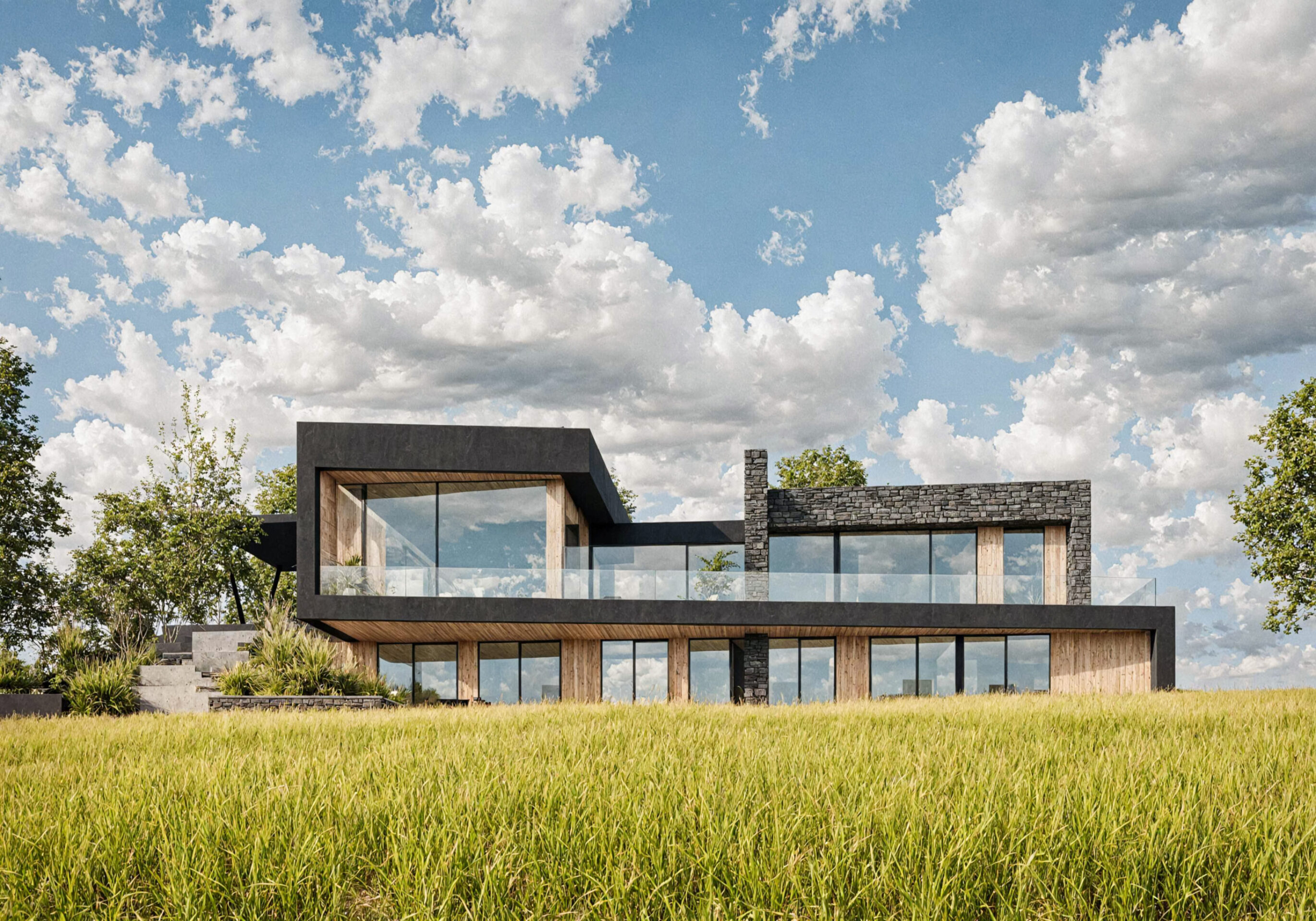 Pohled na projekt Panorama House