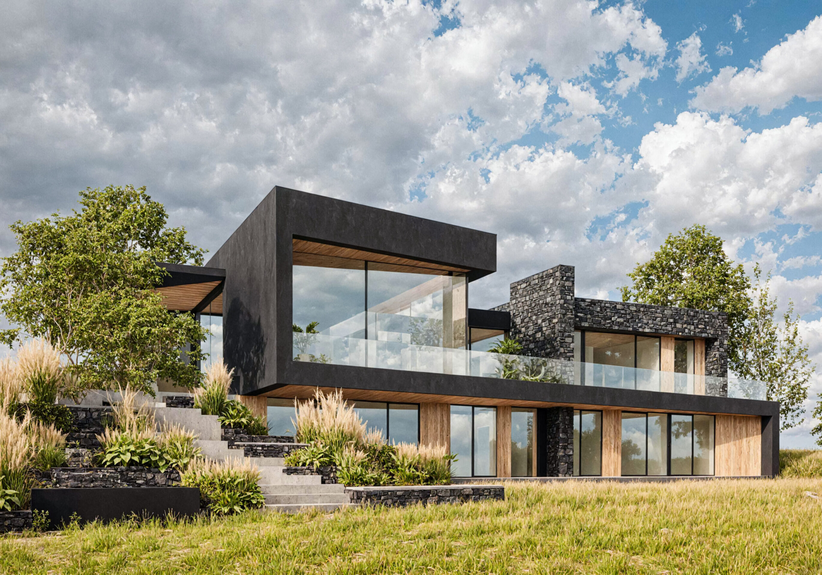 Vizuální studie Panorama House