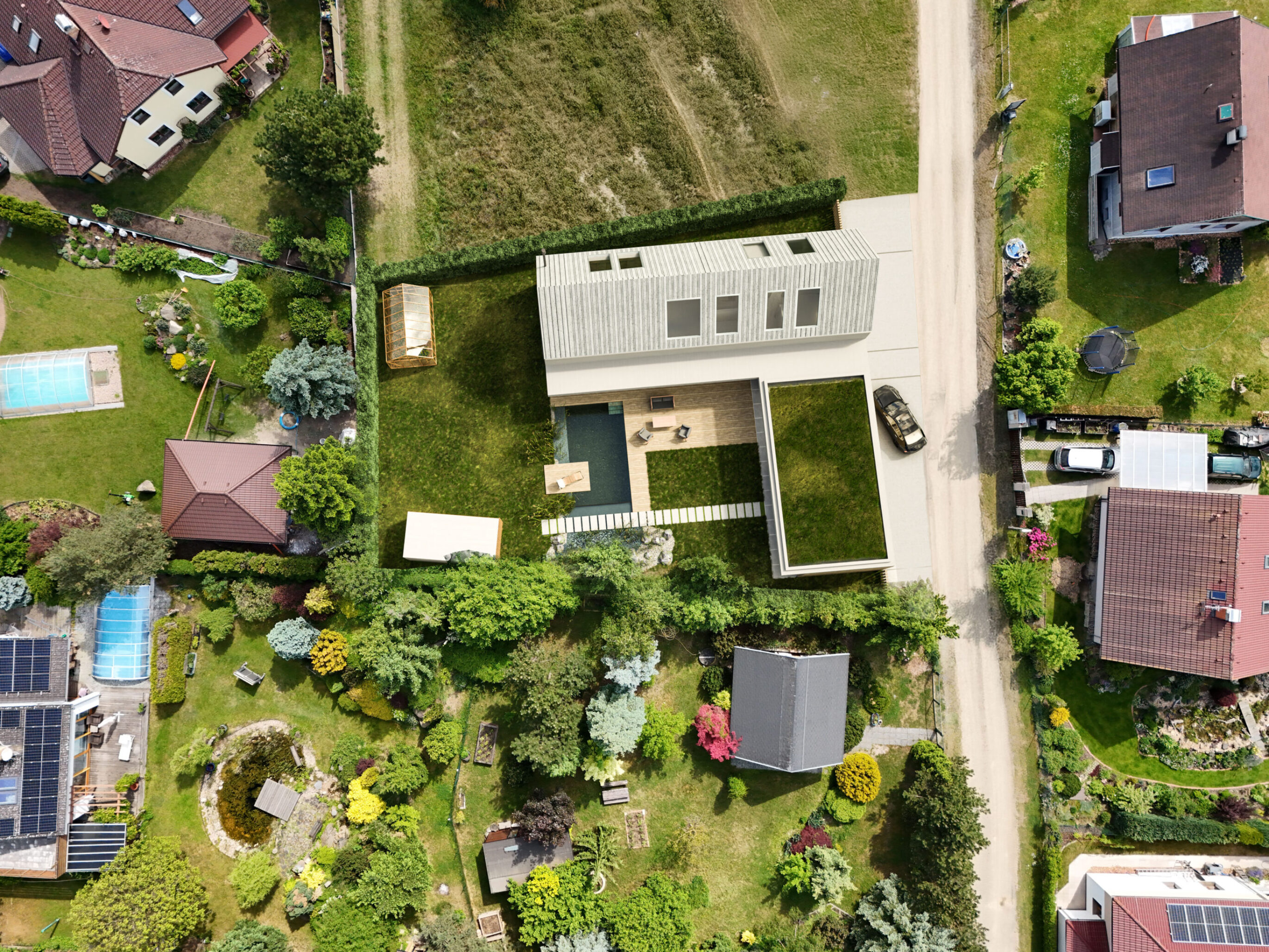 Family House Vrane architectural visualisation