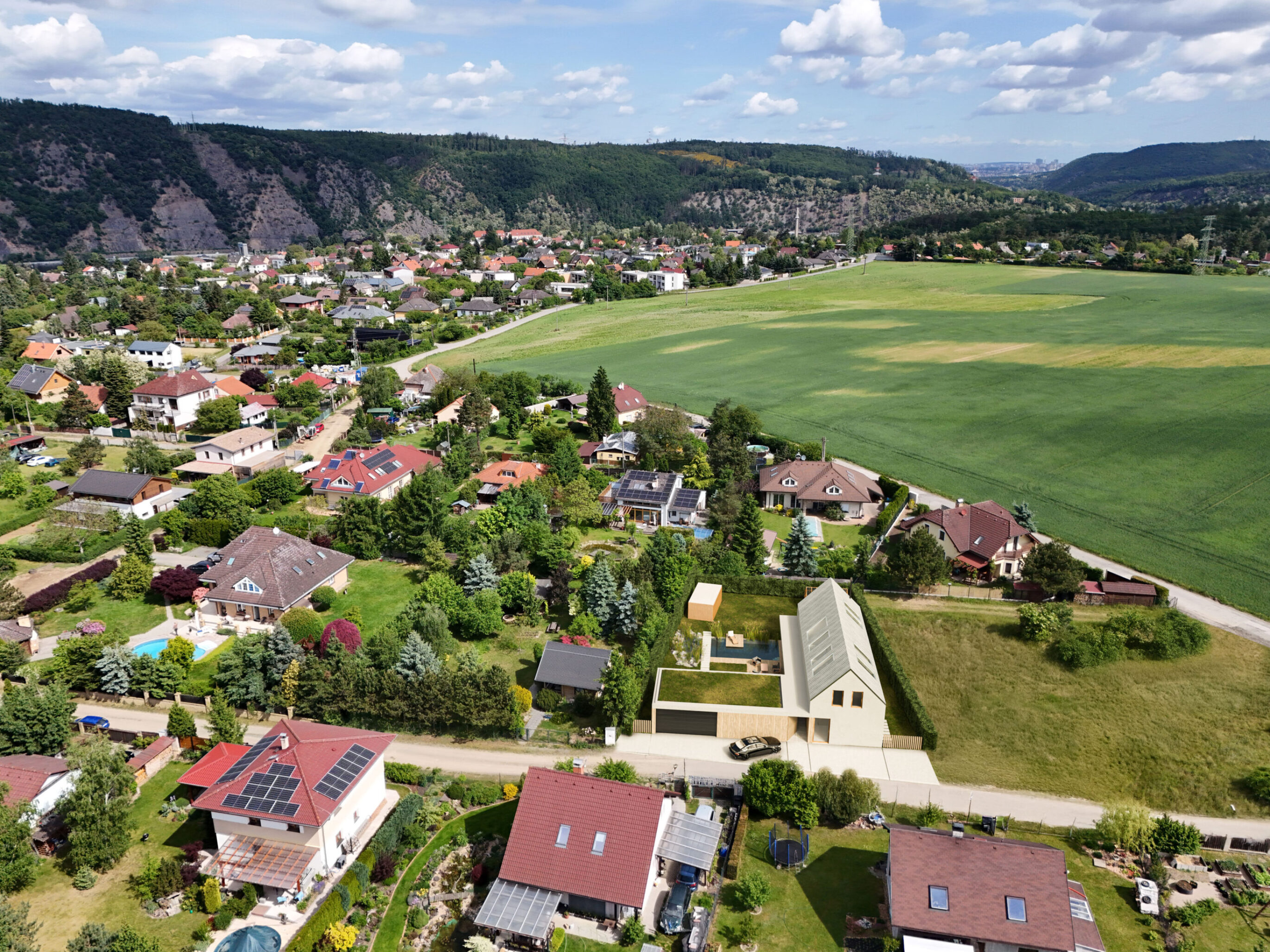 Family House Vrane project view